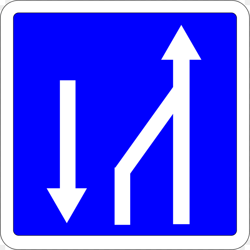 End Of Overtaking Lanes Clipart, Sign, Symbol, Road Sign Free Png Download