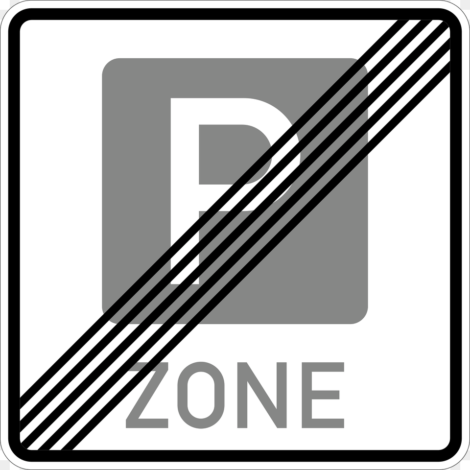 End Of Parking Management Area Clipart, Sign, Symbol, Bow, Weapon Free Png Download