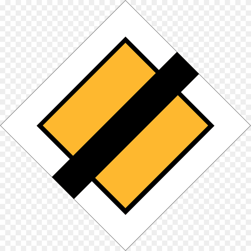 End Of Priority Road Sign In Greece Clipart, Symbol Png