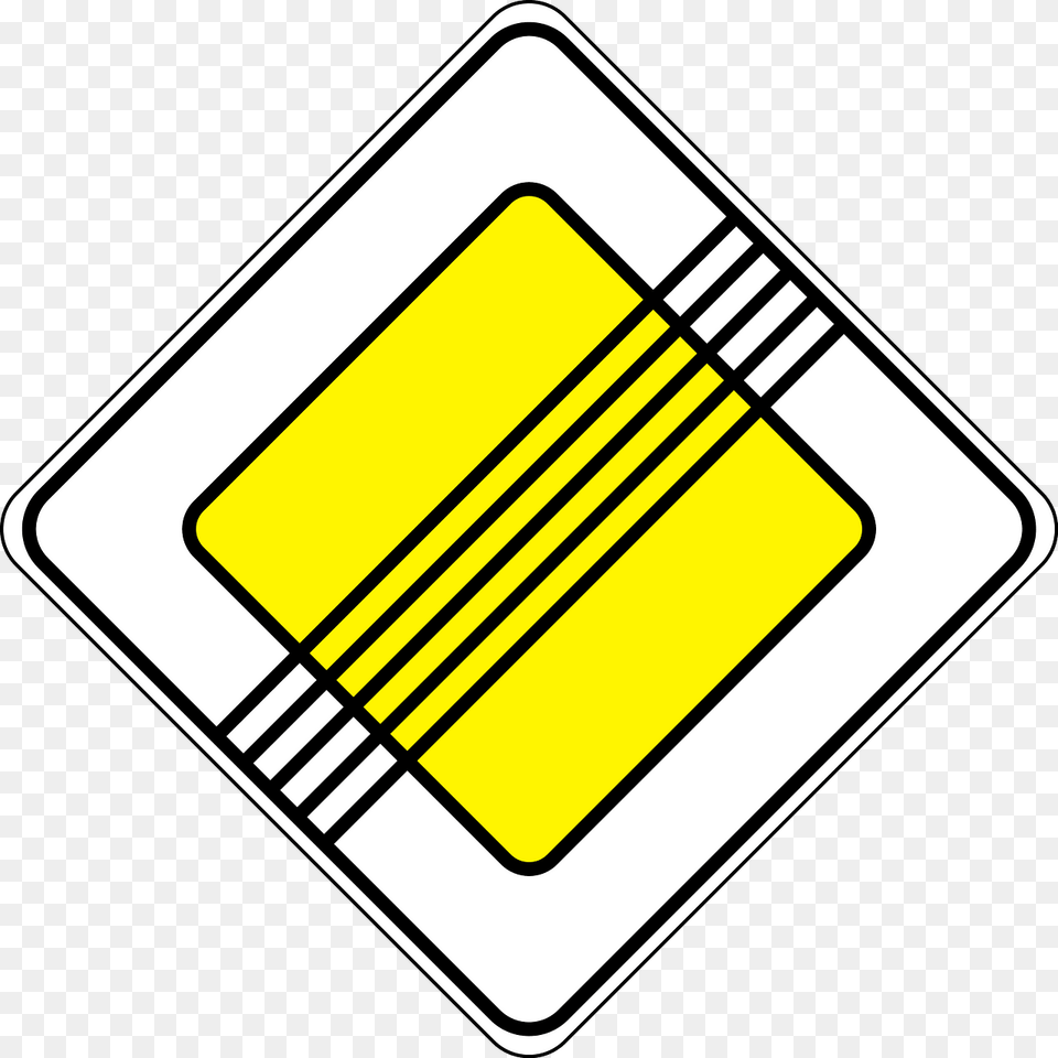 End Of Priority Road Sign In Ukraine Clipart, Electronics, Hardware, Printed Circuit Board, Disk Png Image