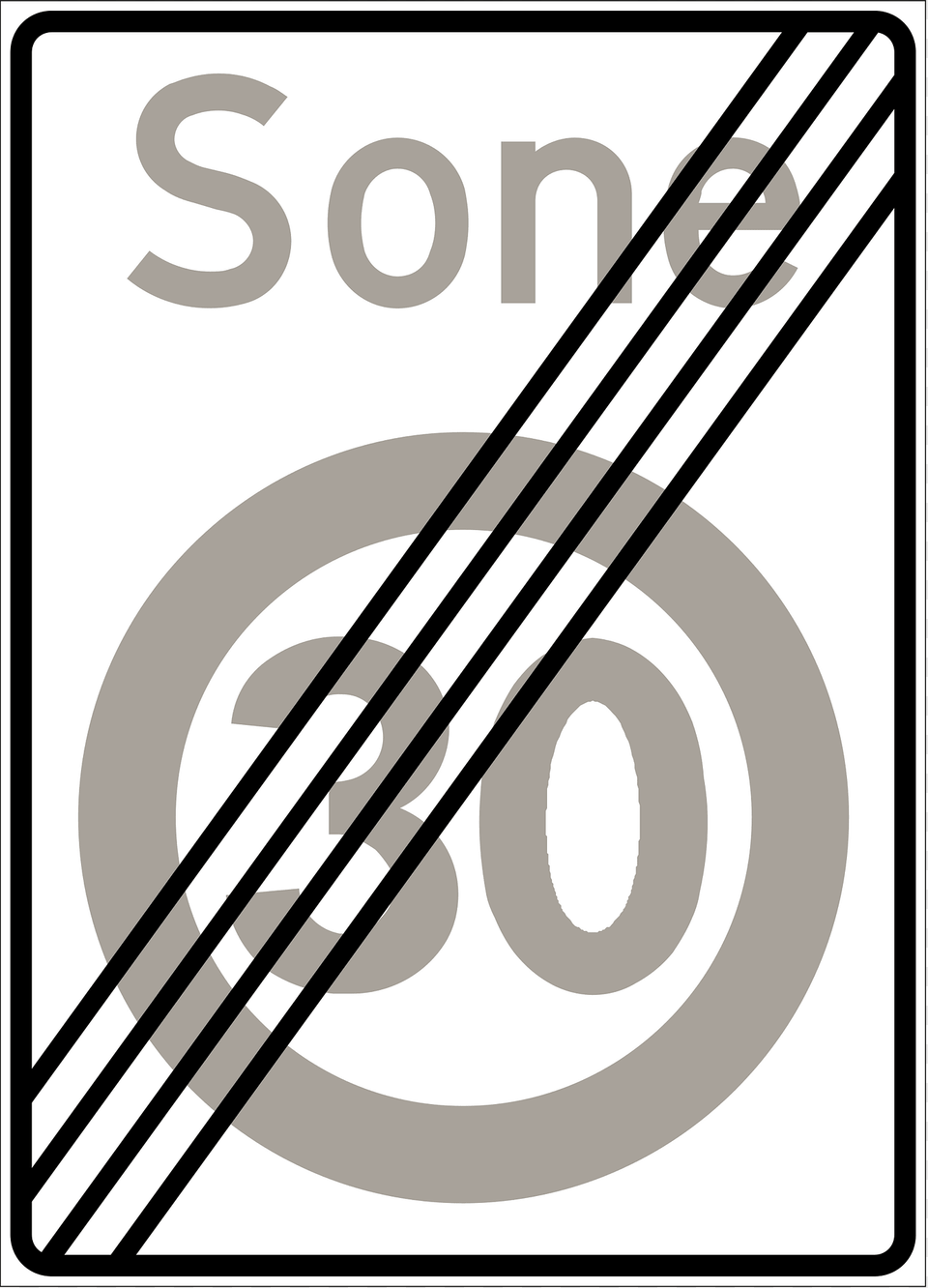 End Of Speed Limit Zone Sign In Norway Clipart, Symbol, Bow, Weapon, Bus Stop Png Image