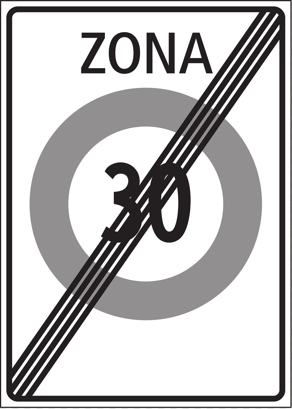 End Of Speed Limit Zone Sign In Switzerland Clipart, Symbol, Text, Machine, Wheel Free Png