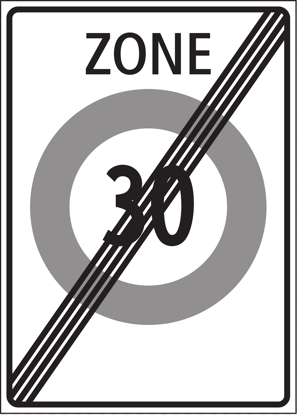 End Of Speed Limit Zone Sign In Switzerland Clipart, Symbol, Road Sign, Machine, Wheel Free Png Download