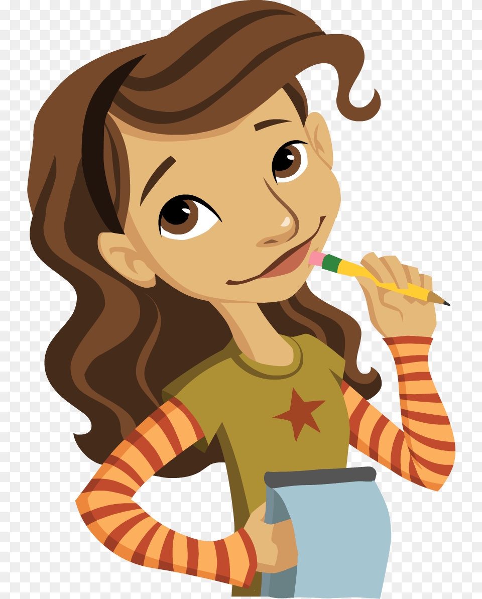 End Of The Brown Hair Girl Student Clip Art, Face, Head, Person, Photography Free Png