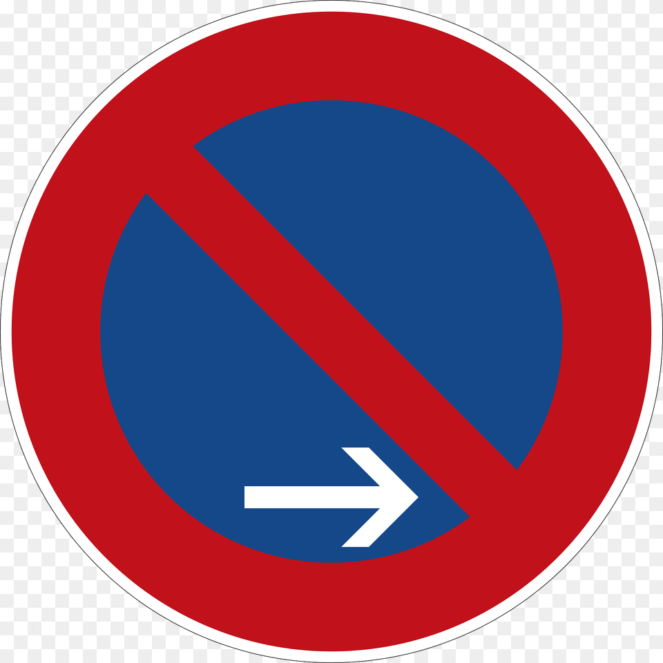 End Of Waiting Only Zone Right Side Clipart, Sign, Symbol, Road Sign, Disk Free Transparent Png