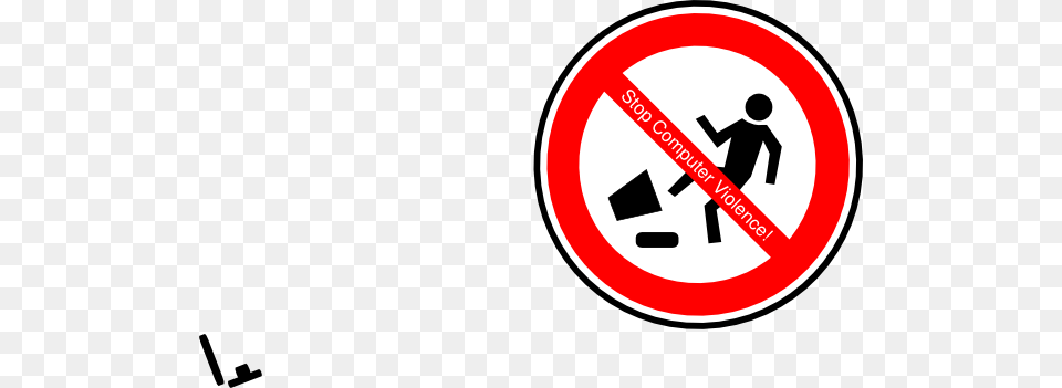 End Pc Violence Clip Art, Sign, Symbol, Road Sign Free Png