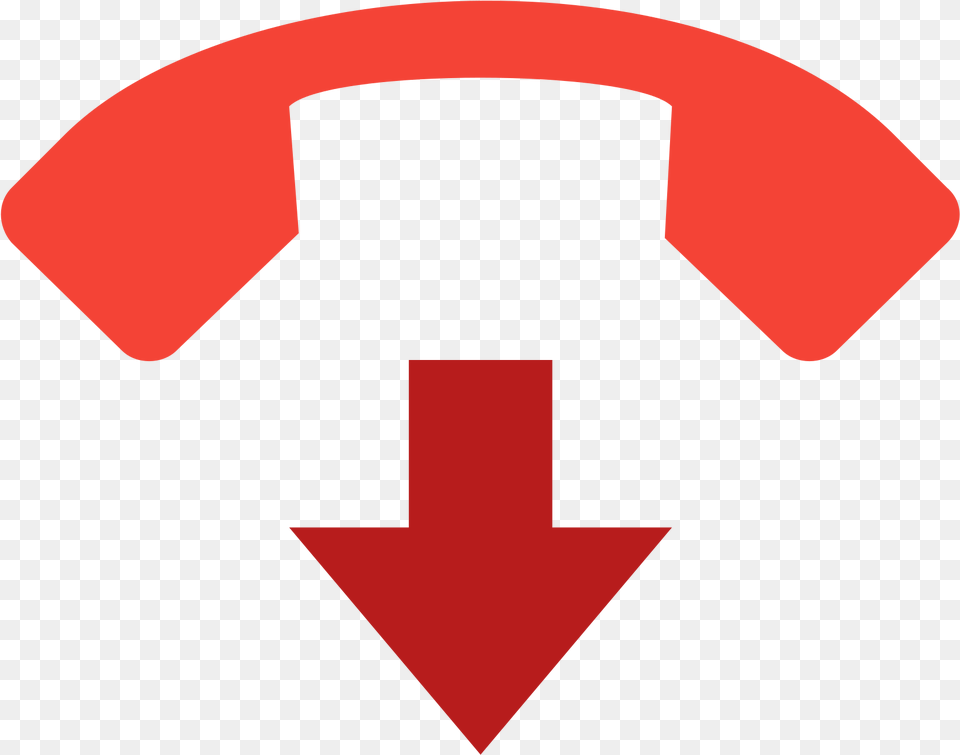 End Phone Call Icon Clipart Download, Symbol, Logo Png Image