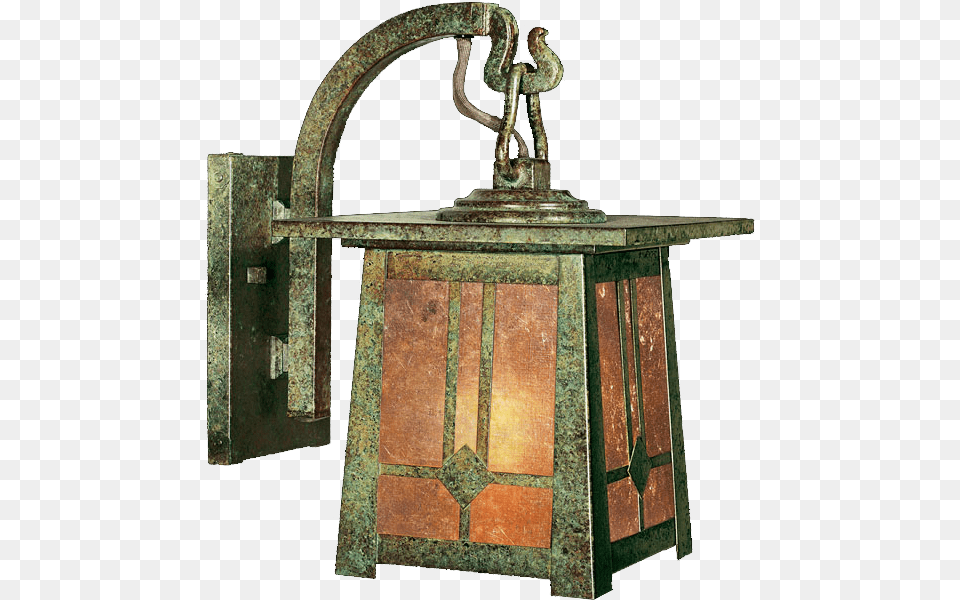 End Table, Bronze, Lamp, Lampshade, Mailbox Png
