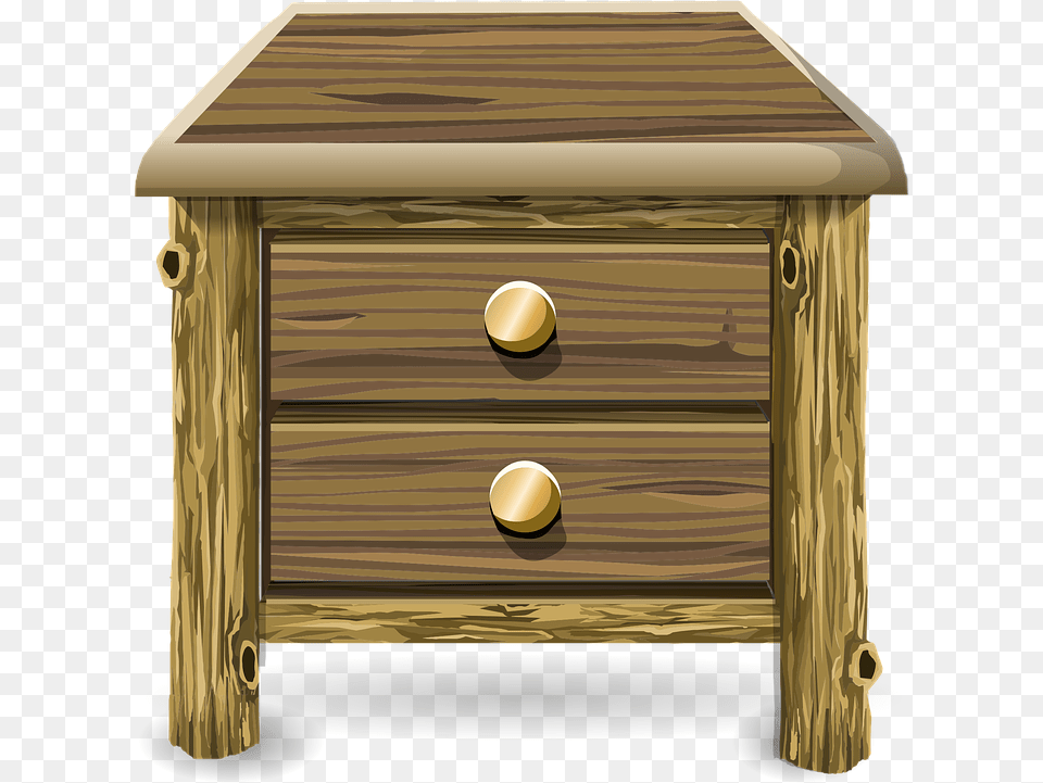 End Table Night Table Drawers Chest Storage End Table Clipart, Drawer, Furniture, Cabinet, Mailbox Free Transparent Png