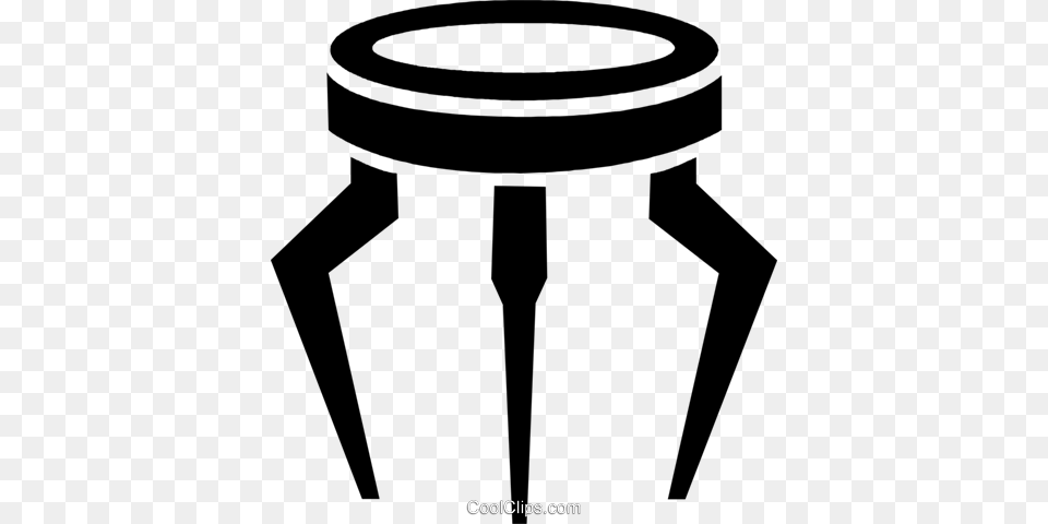 End Table Royalty Vector Clip Art Illustration, Jar, Bar Stool, Furniture Png Image