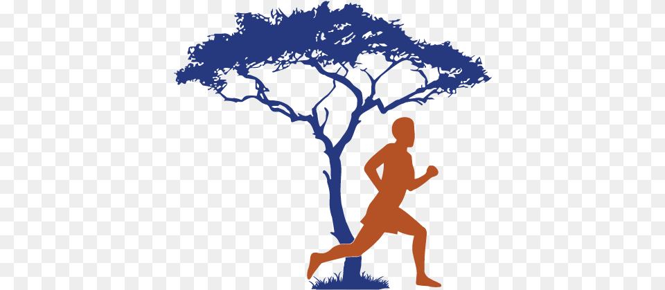Endangered Endurance Running Co African Thorn Tree Silhouette, Person, Art, Head Png Image