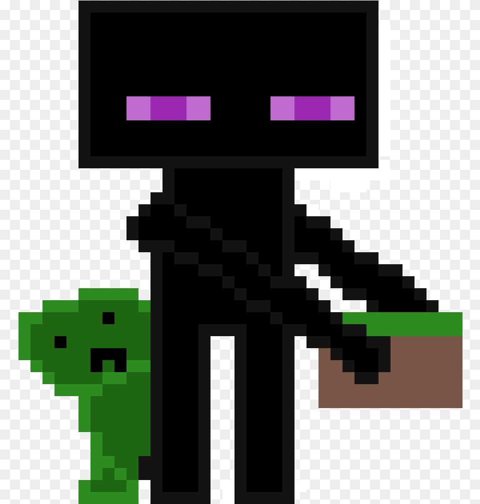 Enderman And Creeper, Electronics, Hardware, Computer Hardware, Monitor Free Png