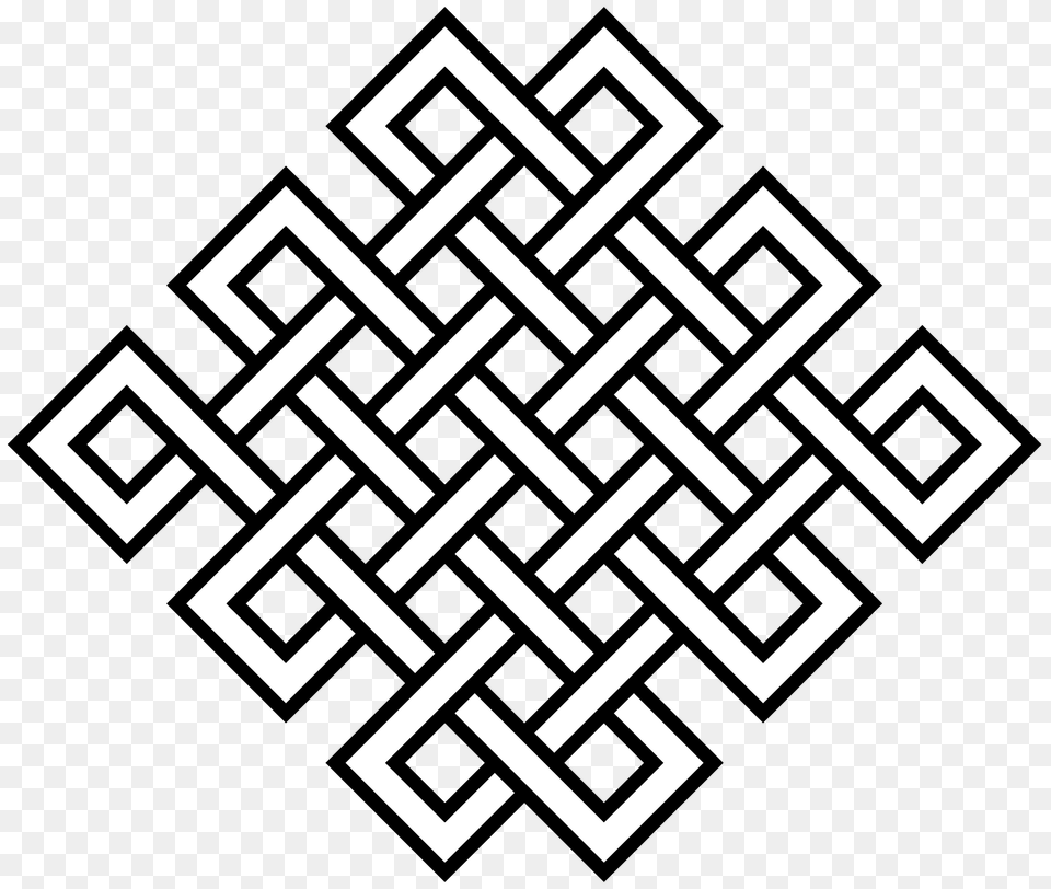 Endless Knot Elaborated Clipart, Pattern Png Image