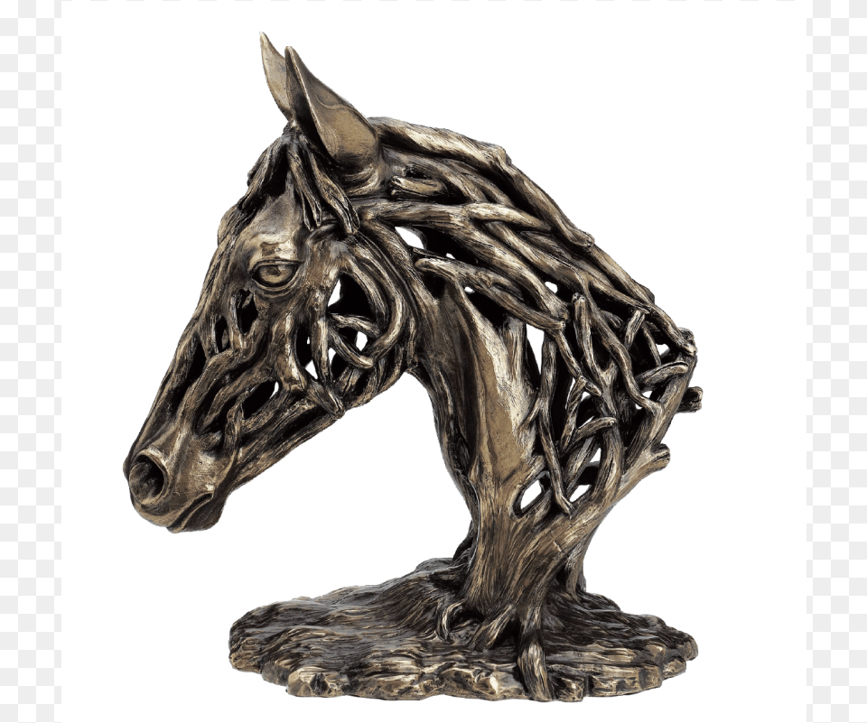 Endurance Horses Head Bronze Ornament Genesis Fine Arts Horse Head Endurance Contemporary, Wood, Art, Animal, Mammal Free Png