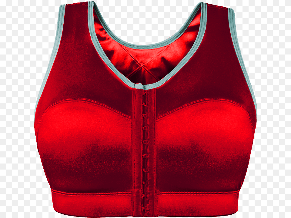 Enell Sports Bratitle Enell Sports Bra Enell High Impact Sports Bra Rock It Red, Clothing, Lingerie, Underwear, Vest Png