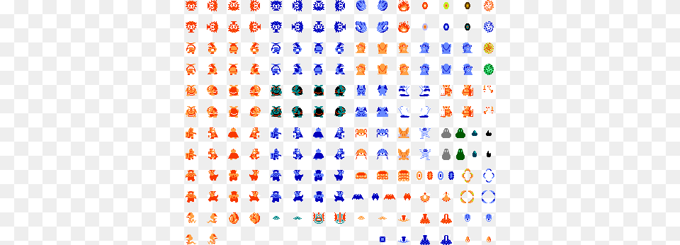 Enemies Zelda Nes Sprite Sheet, Pattern, Text, Symbol Free Png