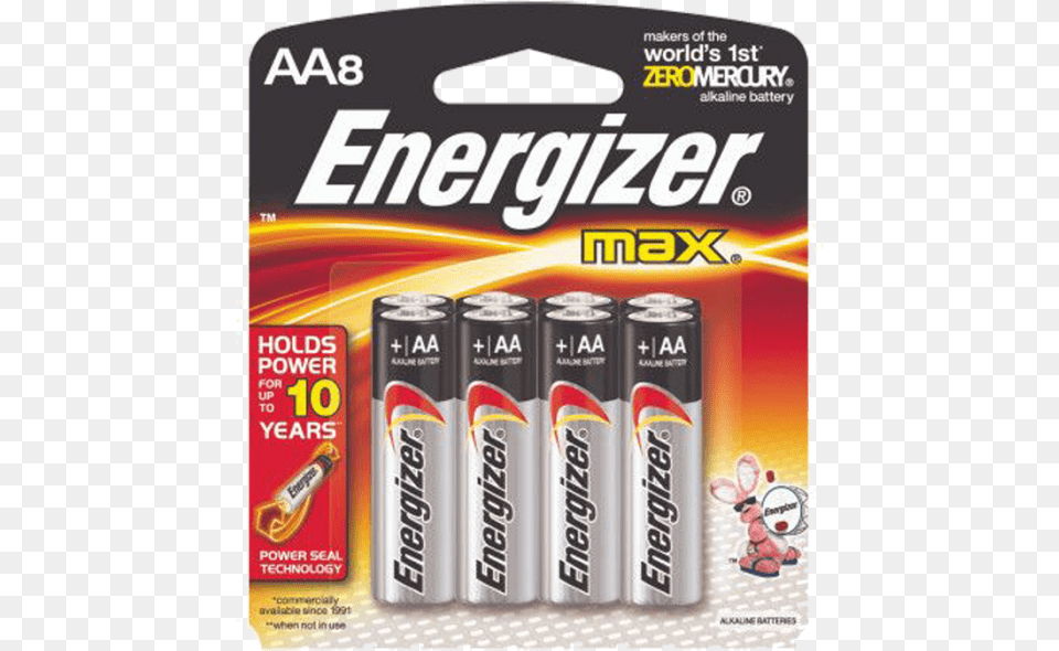 Energizer Aaa 4 Pack, Can, Tin Free Transparent Png