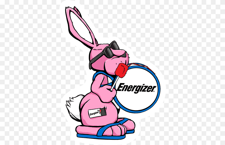 Energizer Bunny Stickers Messages Sticker 5 Energizer 4 Gauge Jumper Battery Cables 16 Ft Booster, Baby, Person, Cleaning Png Image