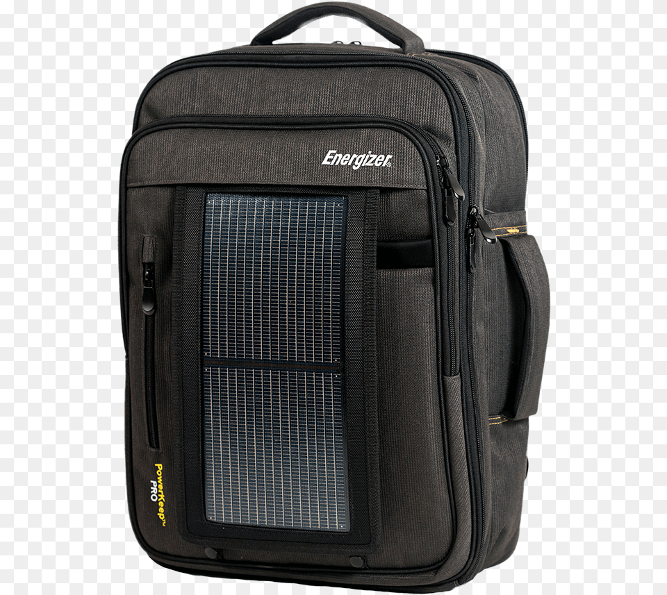 Energizer Powerkeep Wanderer Solar Backpack, Bag, Briefcase Png Image