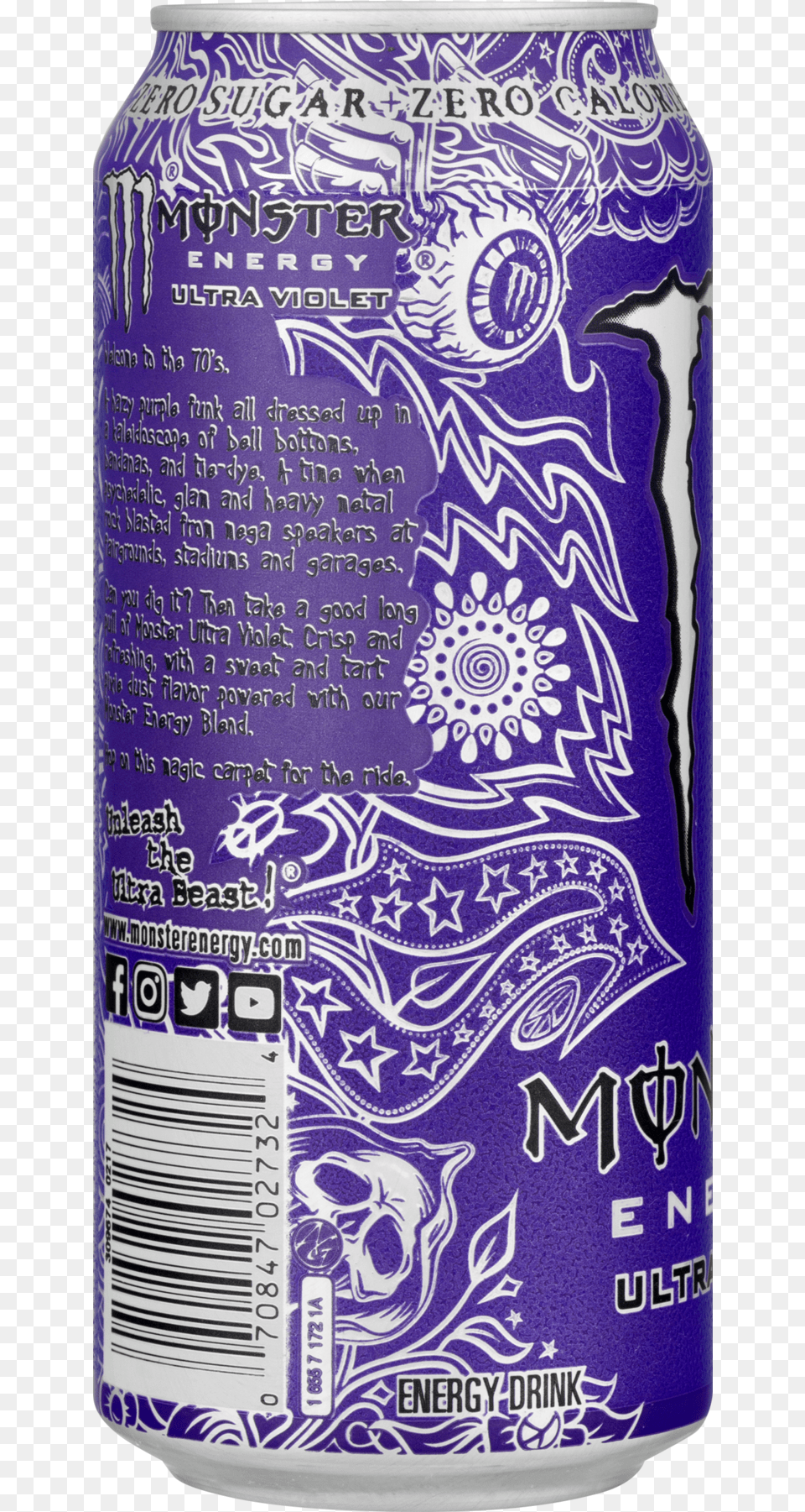 Energtico Monster Ultra Violet, Can, Tin, Alcohol, Beer Free Png Download