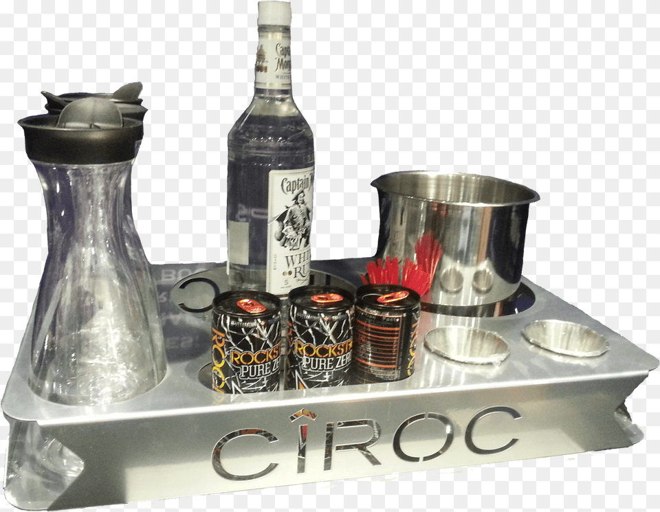 Energy 5 Bottle Service Tray Nightclubshop Liquor, Shaker, Can, Tin, Alcohol Png Image
