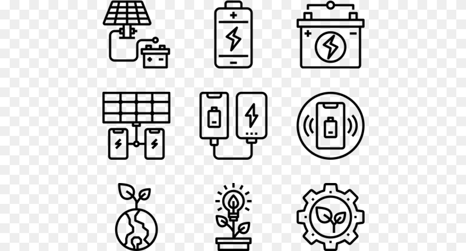 Energy Adobe Icon Vector, Gray Free Png
