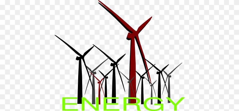 Energy Clipart Wind Turbine Clip Art, Engine, Machine, Motor, Wind Turbine Png Image