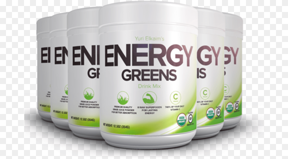 Energy Greens 6 Bottle Value Bundle 65bottle Cylinder, Herbal, Herbs, Plant, Cup Png