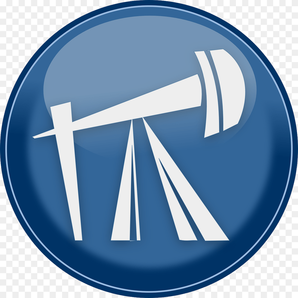 Energy Oil Petroleum Refinery Button Blue Glossy Oil Rig Icon Pixabay, Engine, Machine, Motor Png Image