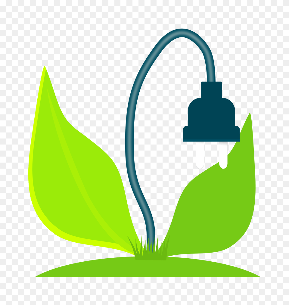 Energy Plant, Adapter, Electronics, Leaf, Plug Png Image