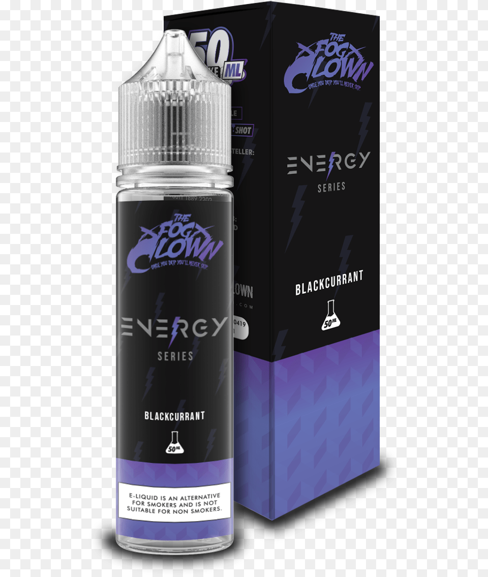 Energy Series Blackcurrant By The Fog Clown Electronic Cigarette, Bottle, Cosmetics, Perfume Free Transparent Png