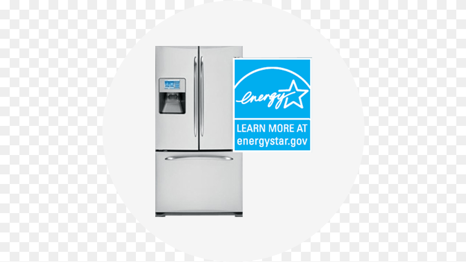 Energy Star Certified Refrigerators Circle, Device, Appliance, Electrical Device, Refrigerator Free Png