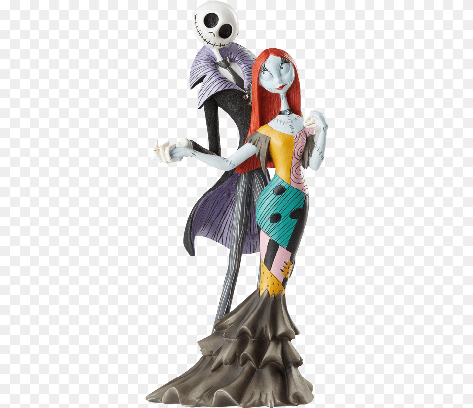 Enesco Llc Jack And Sally Deluxe Figure The Nightmare Before Christmas, Figurine, Adult, Female, Person Free Png Download