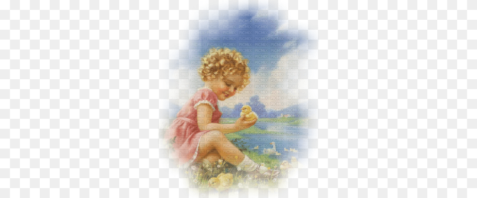 Enfant Artehouse Decorative Wood Sign Clara And The Gosling, Girl, Child, Person, Female Free Png