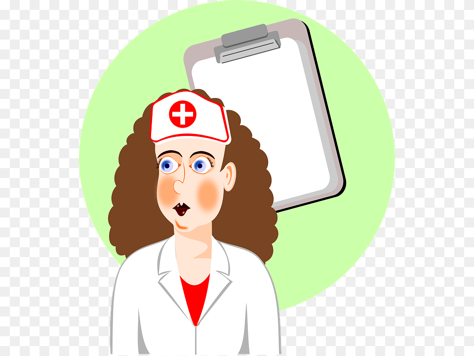 Enfermera Salud Hospital Medicina Tratamiento Cartoon, Adult, Female, Person, Woman Free Png