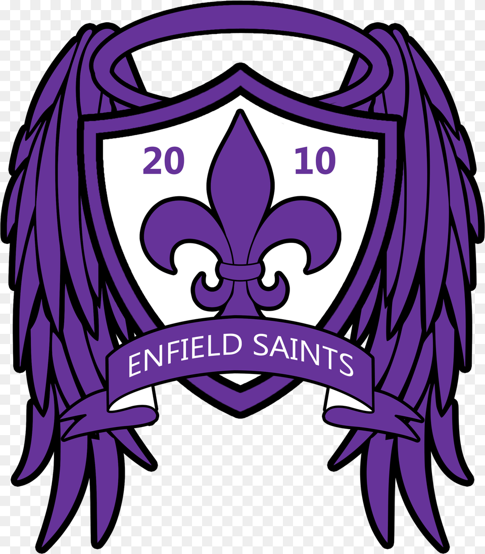 Enfield Saints Fc Crest 2016 Present, Emblem, Symbol, Person, Logo Free Png