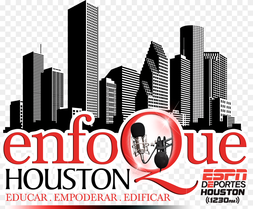 Enfoque Houston Houston, Advertisement, Poster, Urban, City Free Png Download