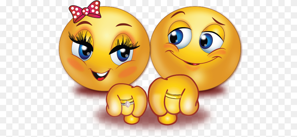 Engaged Couple Emoji Couple Smiley Emoji Free Transparent Png