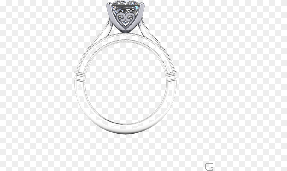 Engagement Ring, Accessories, Jewelry, Silver, Platinum Free Png Download