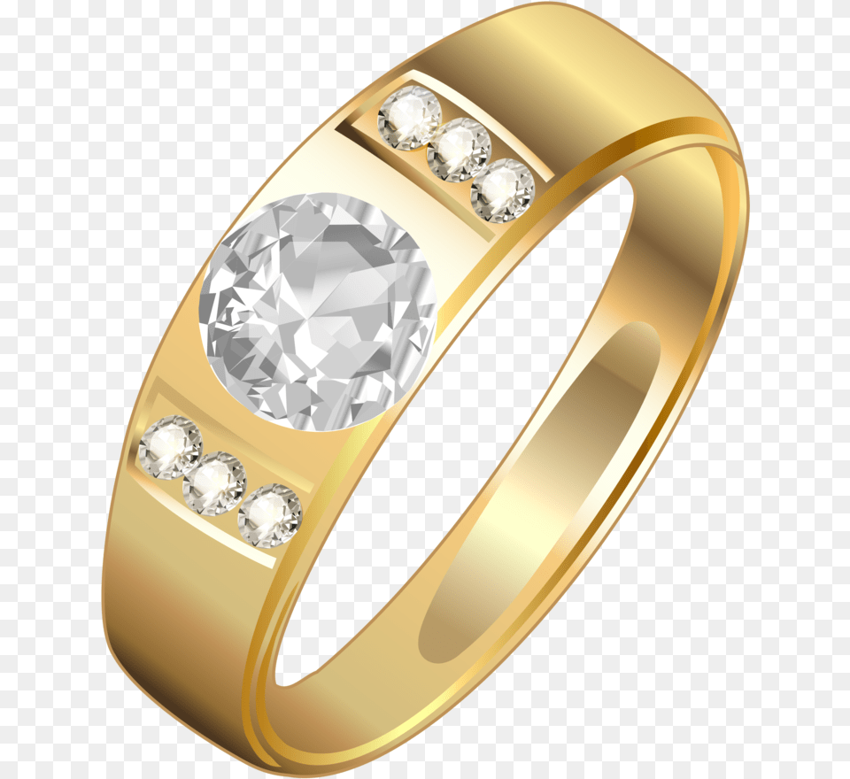 Engagement Ring With Transparent Background, Accessories, Diamond, Gemstone, Jewelry Free Png Download