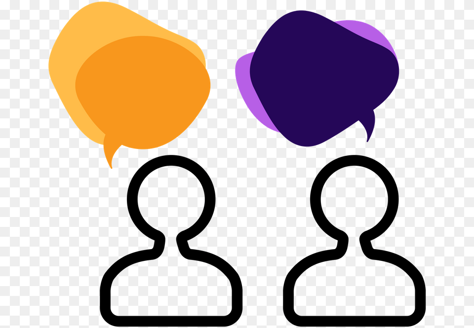 Engaging Family Members Friends Graphic Two People Talking, Balloon, Clothing, Hat, Purple Free Png Download