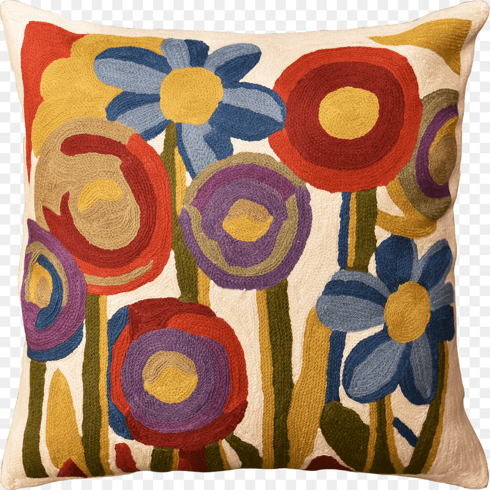 Engaging Red And White Pillows 13 Floral Poppy Bloom Throw Pillow, Cushion, Home Decor Free Png
