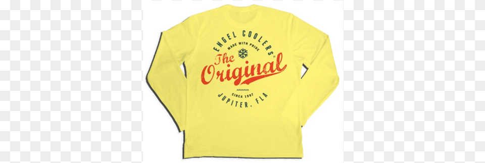 Engel Performance Shirt Yellow, Clothing, Long Sleeve, Sleeve, T-shirt Png
