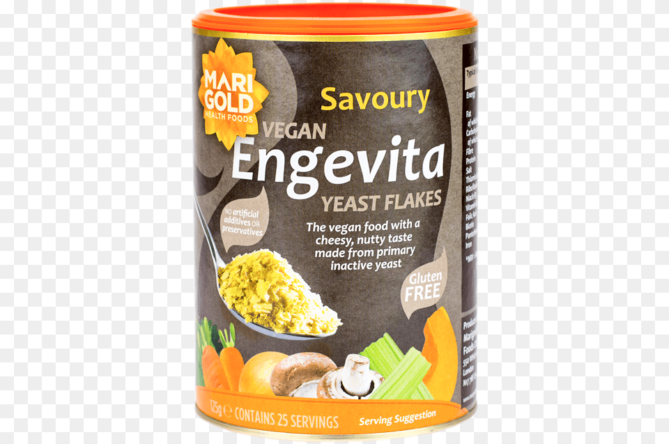 Engevita Yeast Flakes Engevita Yeast Flakes Nutritional Yeast, Tin, Food, Food Presentation Free Transparent Png