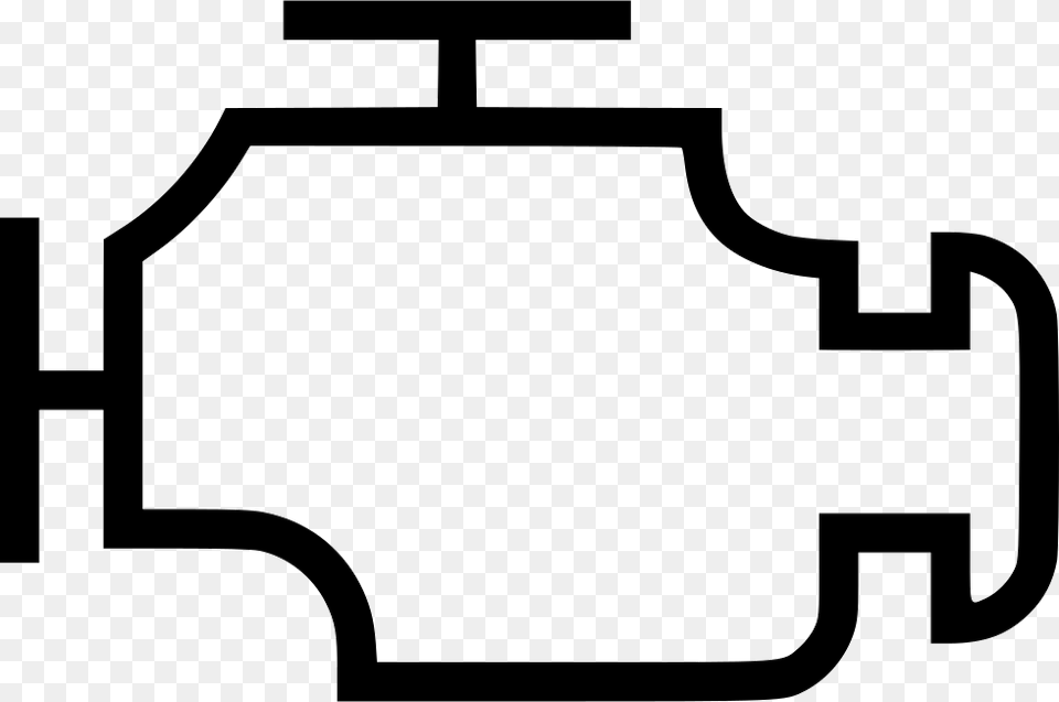 Engine Block Icon Download, Stencil, Logo Png Image