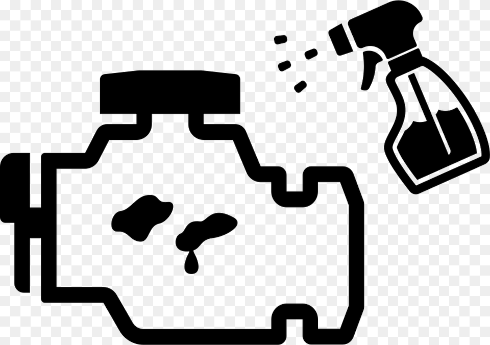 Engine Cleaning Engine Wash Icon, Stencil, Bottle, Device, Grass Free Png