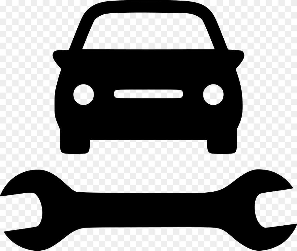 Engine Clipart Car With Wrench Clipart, Stencil, Device, Grass, Lawn Png Image