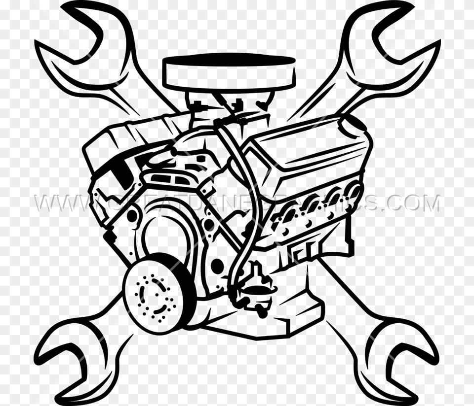 Engine Clipart Engine Block, Grass, Lawn, Plant, Machine Free Png