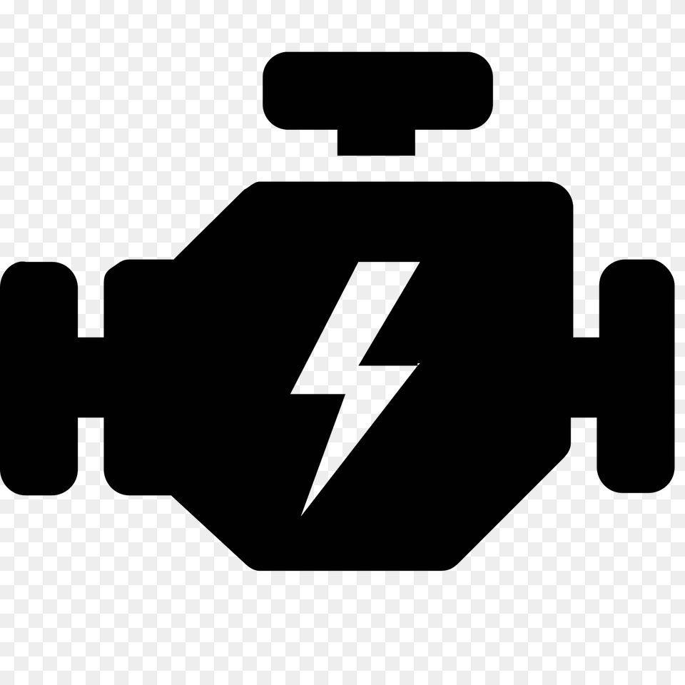 Engine Icon, Gray Png Image