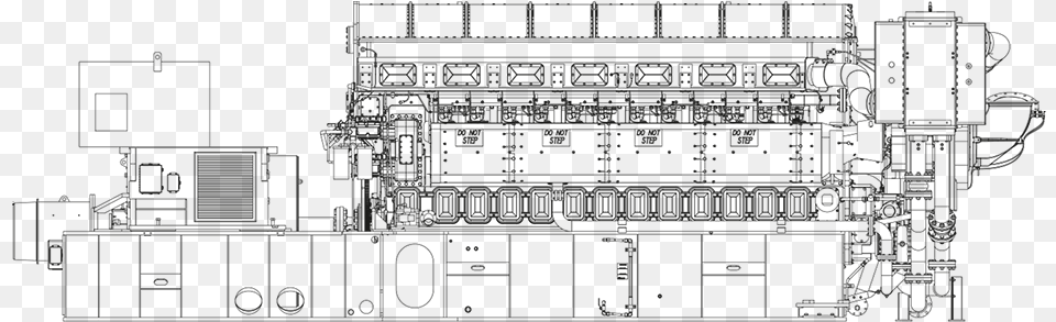 Engine Lineart Technical Drawing, Cad Diagram, Diagram, Architecture, Building Png Image